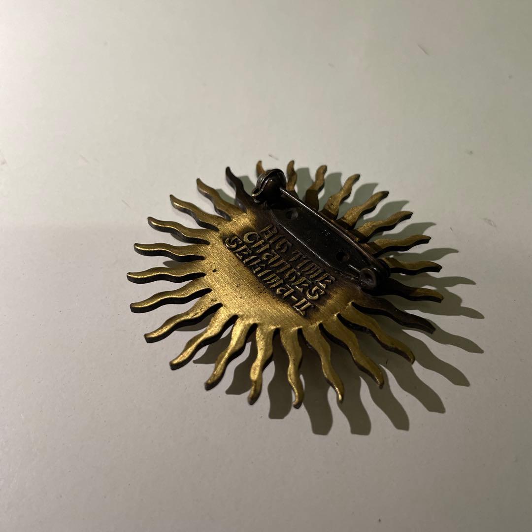 聖飢魔Ⅱ BIG TIME CHANGES ブローチ 太陽