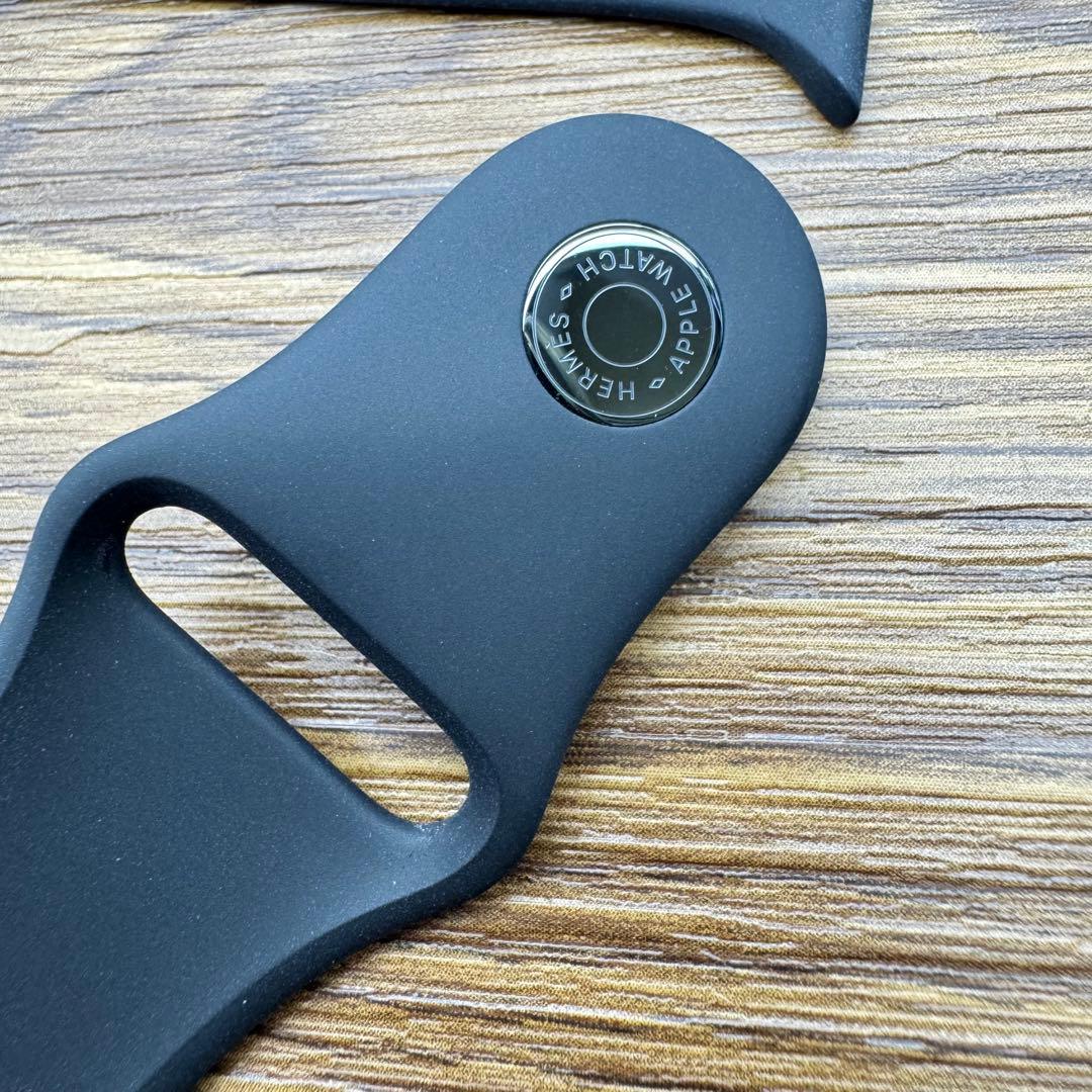 2393 未使用　Apple Watch エルメス　ブラック　スポーツバンド