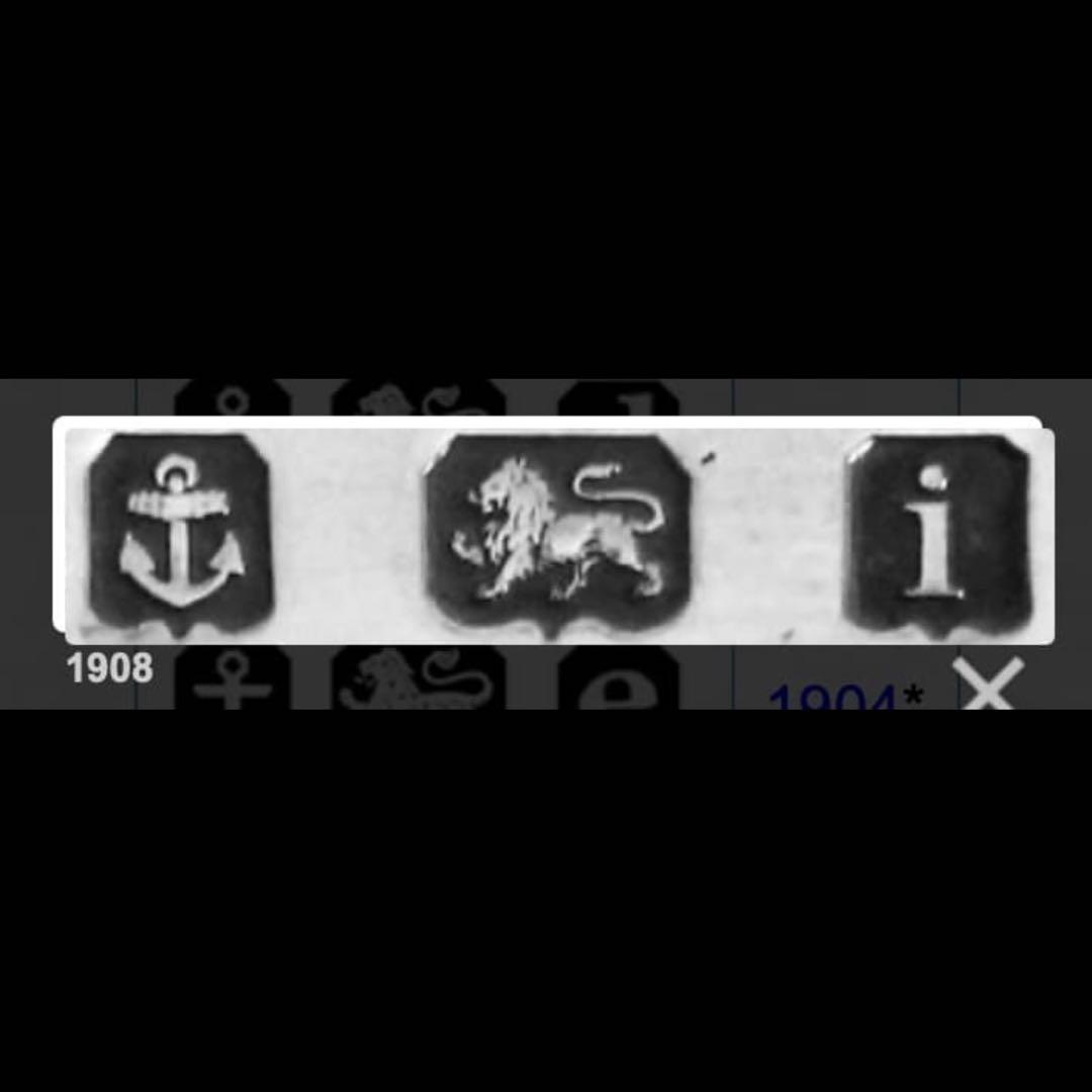 英国製 純銀ヘッド 1908 アンティーク 純銀ヘッド 洋服 ブラシ