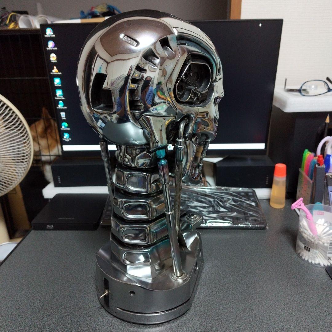 サイドショウ　ターミネーター2　T-800　エンドスケルトン1/1ヘッドレプリカ