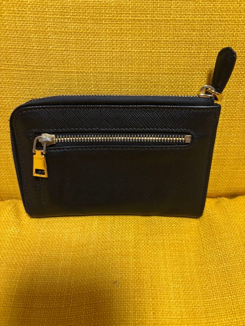 【PRADA】 ケース カードケース　サフィアーノレザー コンパクト
