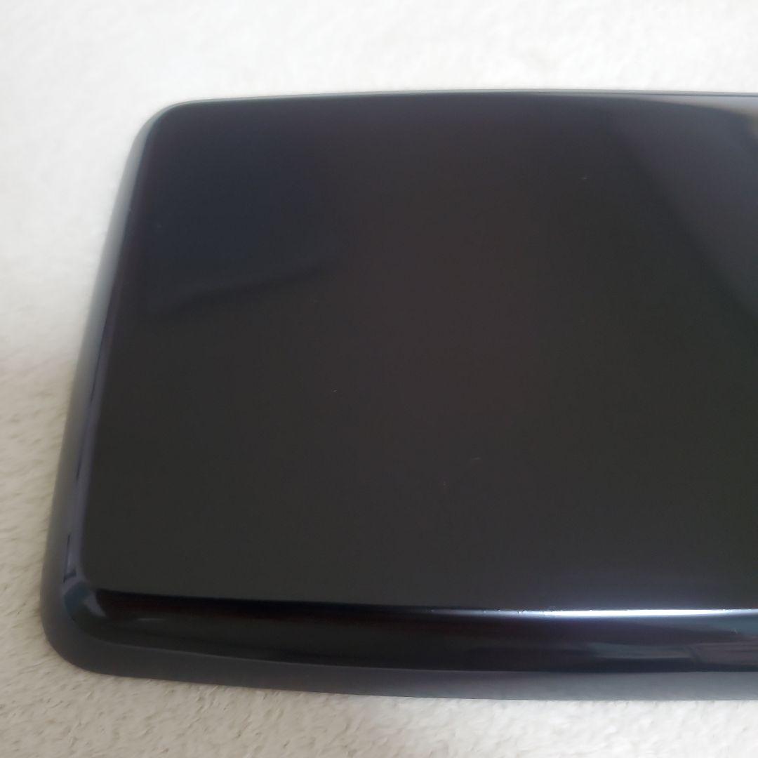 輪島塗 皿 黒 金色花柄 専用箱付き