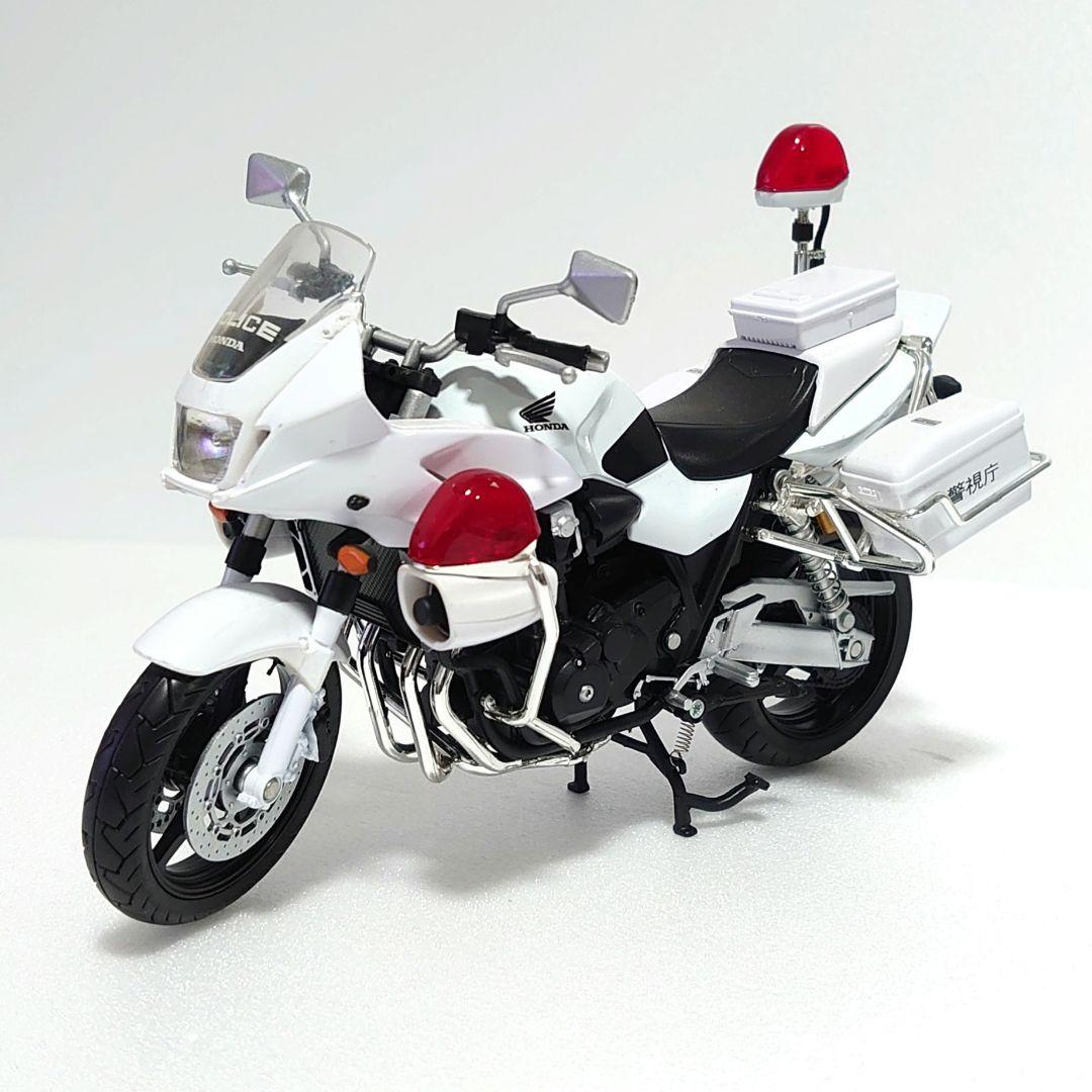 HONDA CB1300P 1/12 白バイ バイク ミニカー ダイキャスト - メルカリ