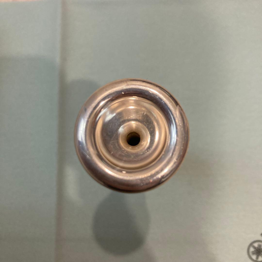 Bach メガトーントランペットマウスピース 3B 銀メッキ　箱付き