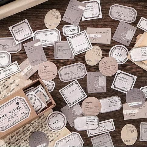 601302 コラージュ素材 3点 紙モノ 手紙 ラベル 大量 紙素材 手帳