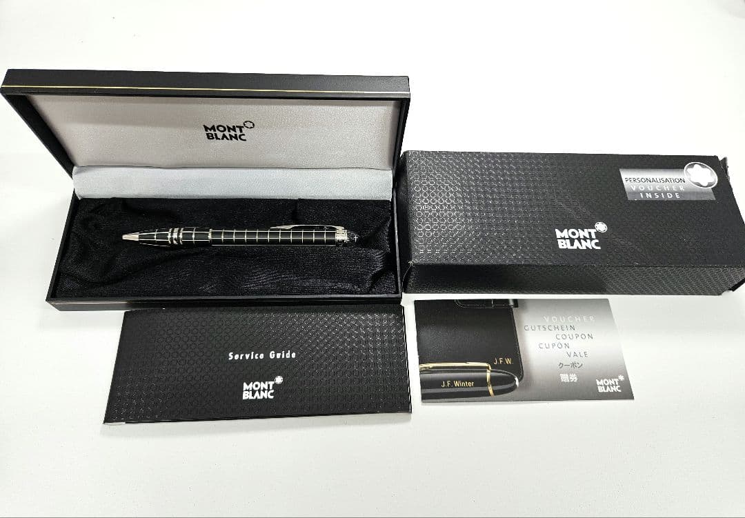 【美品】 モンブラン ボールペン スターウォーカー メタルラバー