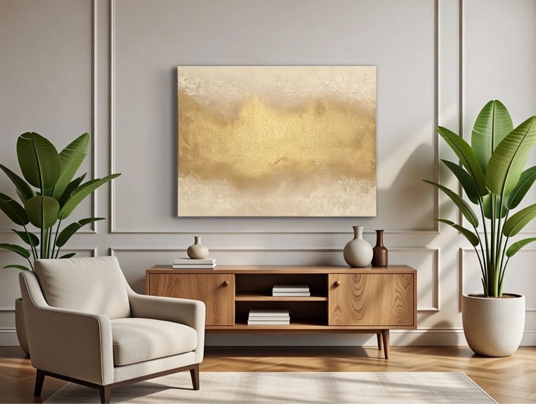 大きい絵画 803×652｜抽象画 現代アート 金 インテリア モダン 大きめ