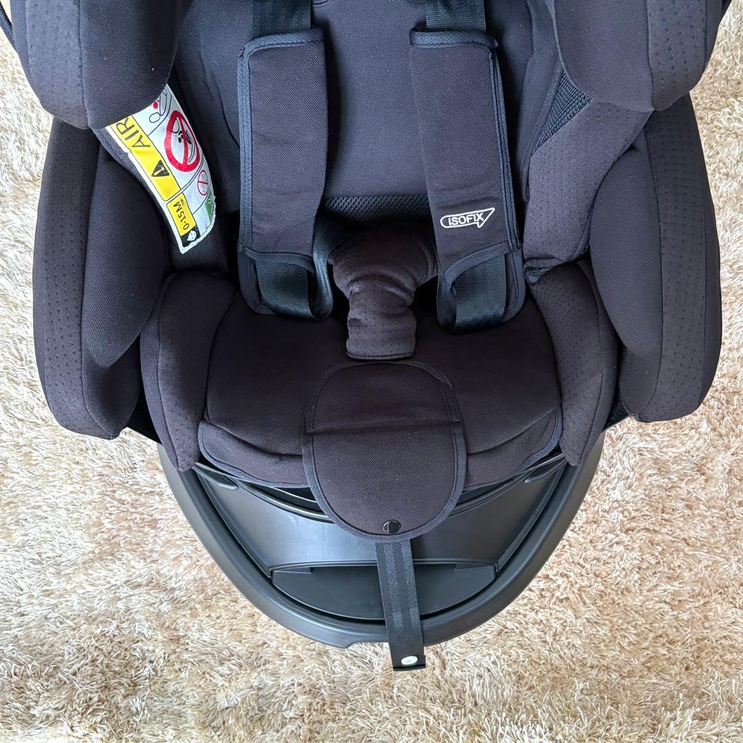Aprica フラディアグロウ セーフティプラス ブラック ISOFIX 美品