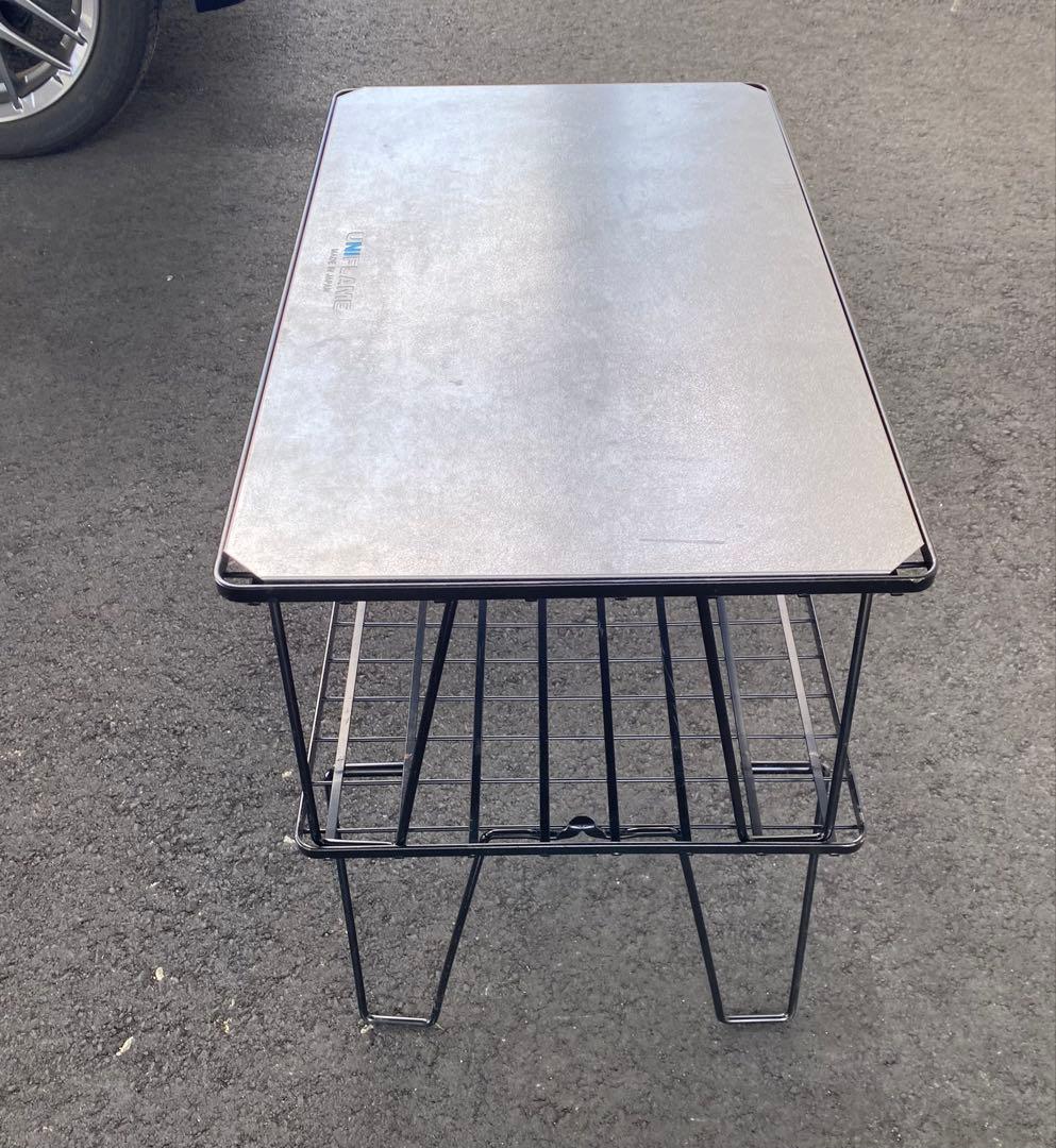 ユニフレーム フィールドラック2枚 ステンレス天板1枚セット