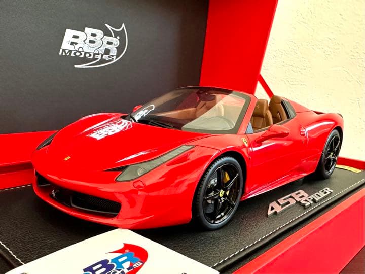 BBR 1/18 フェラーリ 458 イタリア スパイダー ミニカー 限定品