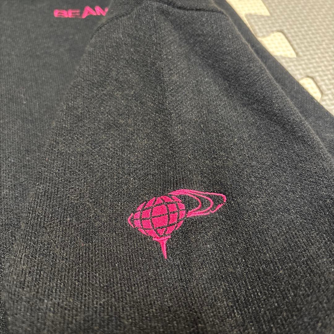BEAMS GOLF ストリートアート ニット セーター 冬ゴルフ 黒