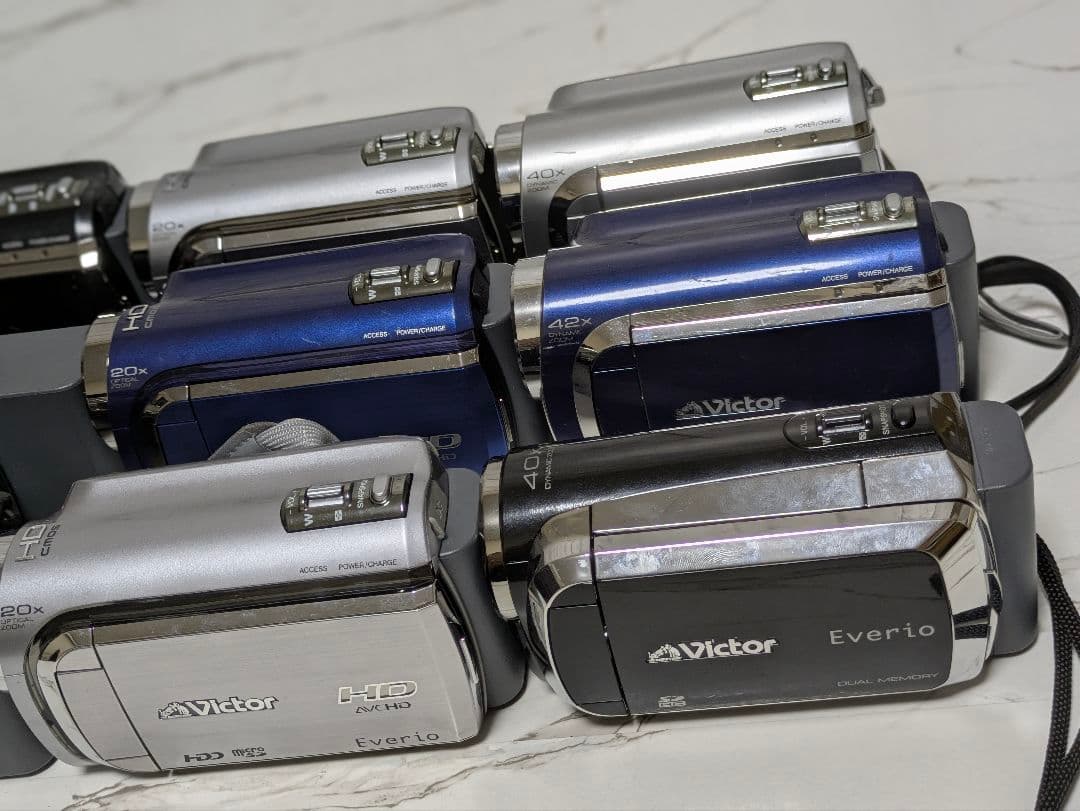 【動作品】Victor　GZシリーズ　HDD内蔵モデル　9台　激安まとめ売り