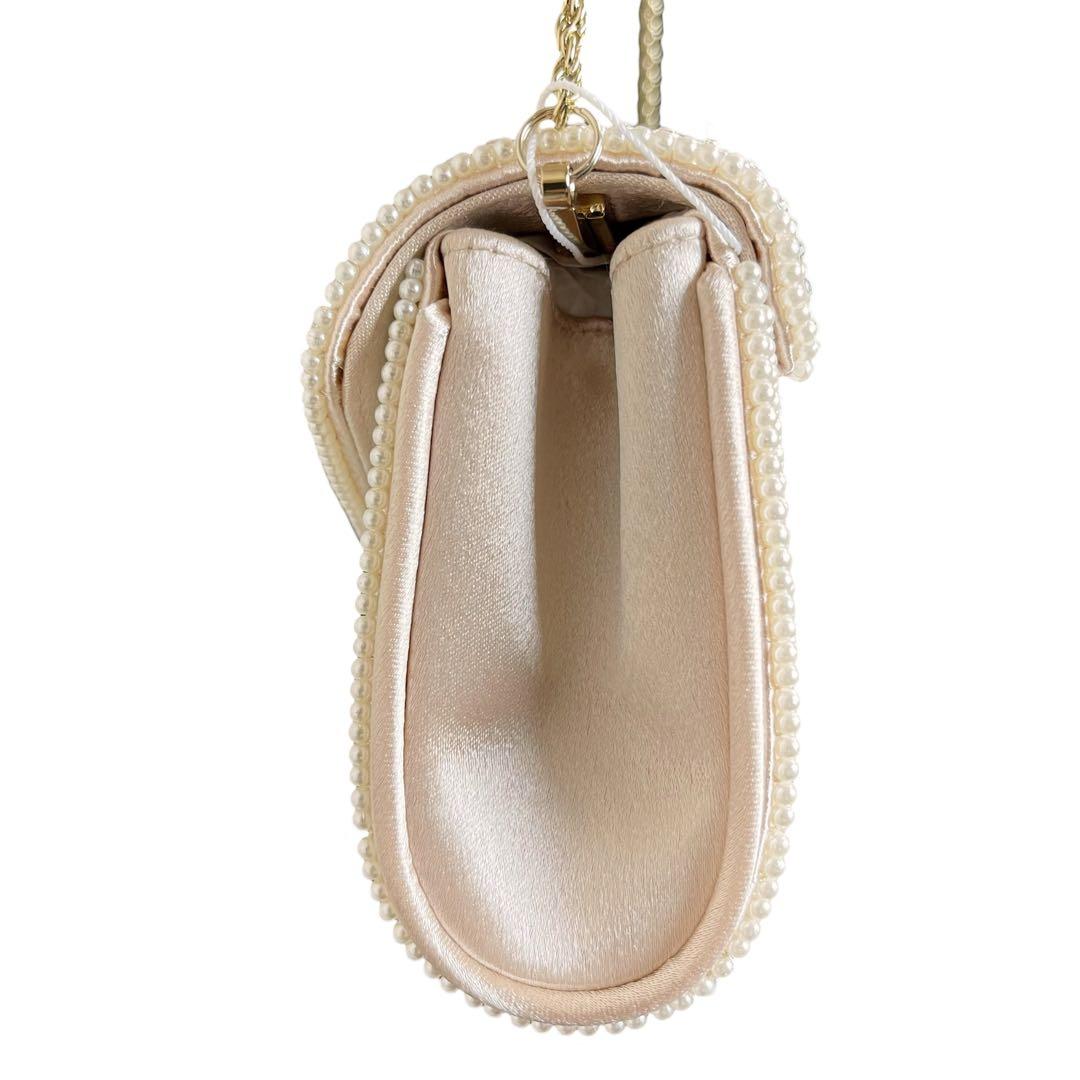 未使用品【東京イギン】フォーマル パーティー ビーズ ビジュー クラッチバッグ