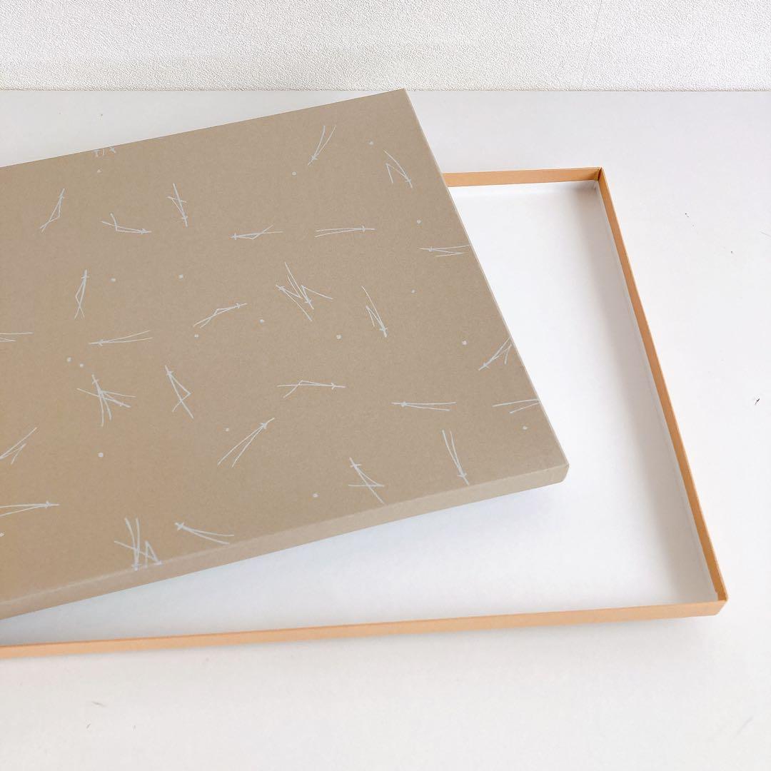 松屋漆器店　白木塗タモ14.0長角盆　お盆　大　2点セット