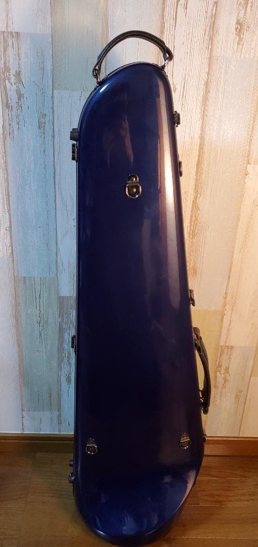 C.C.シャイニーケース 細管テナー用 ブルー