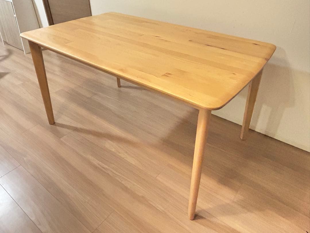 ニトリ　木製ダイニングテーブルセット　引取限定