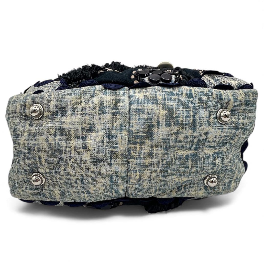 極美品　JAMIN PUECH ハンドバッグ　ビーズ　ビーズ　y2k 416