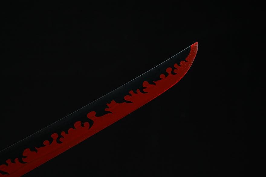 煉獄杏寿郎皮套金 日本刀 模造刀 居合