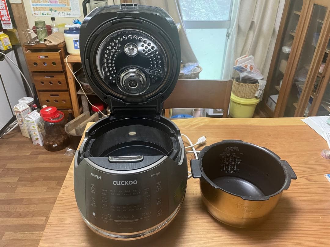 ジャンク】CUCKOO 酵素玄米炊飯器 圧力名人 CRP-CHST1005F 炊飯器・餅