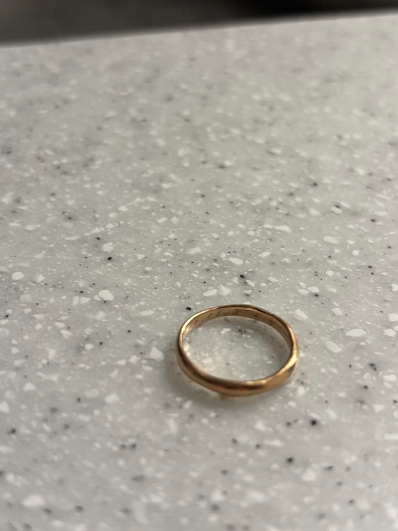 eteピンクゴールド リング 11号