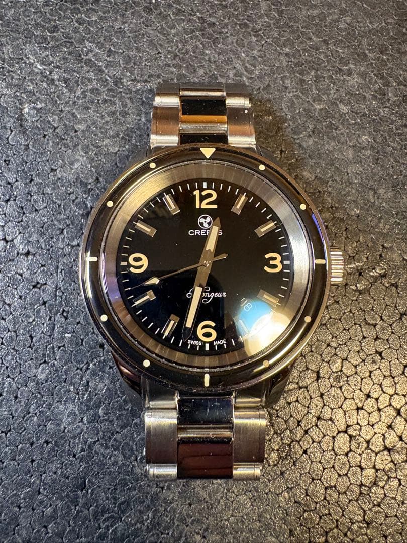 CREPAS WATCH 1000m ダイバー　マイクロブランド