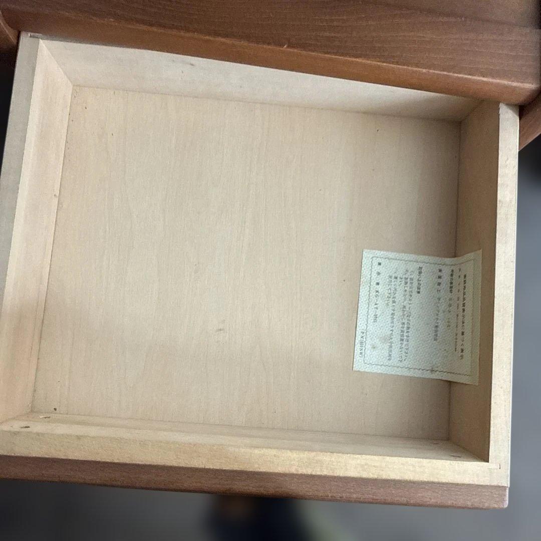 カリモク karimoku 木製サイドテーブル 天然木電話台 インテリア