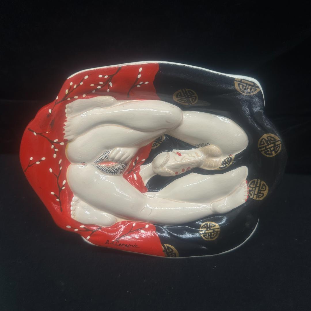 時代 春画 裏艶絵 色絵 陶器人形 日本人形 工芸品