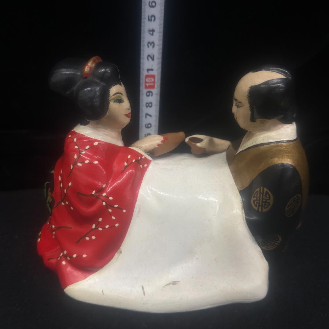 時代 春画 裏艶絵 色絵 陶器人形 日本人形 工芸品