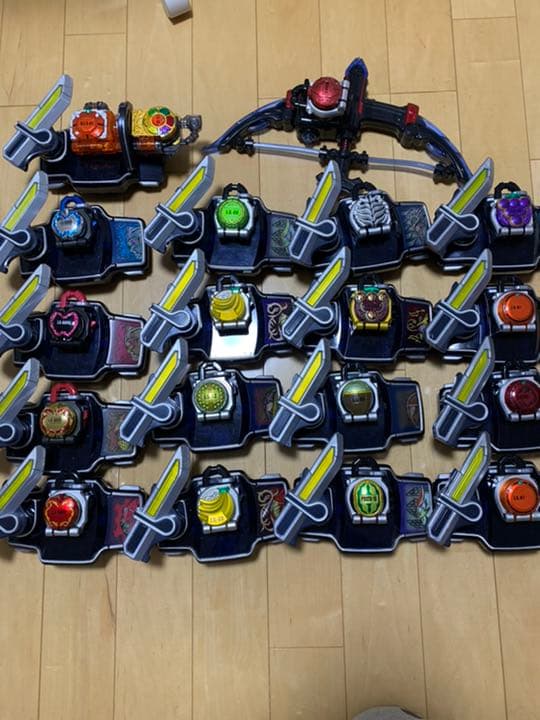 仮面ライダー鎧武DX戦極ドライバー＆ロックシードセットまとめ売り動作