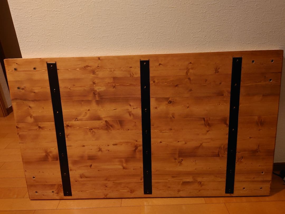 最終LOWYA 天然木 ヴィンテージ ダイニングテーブル PCデスク 幅120