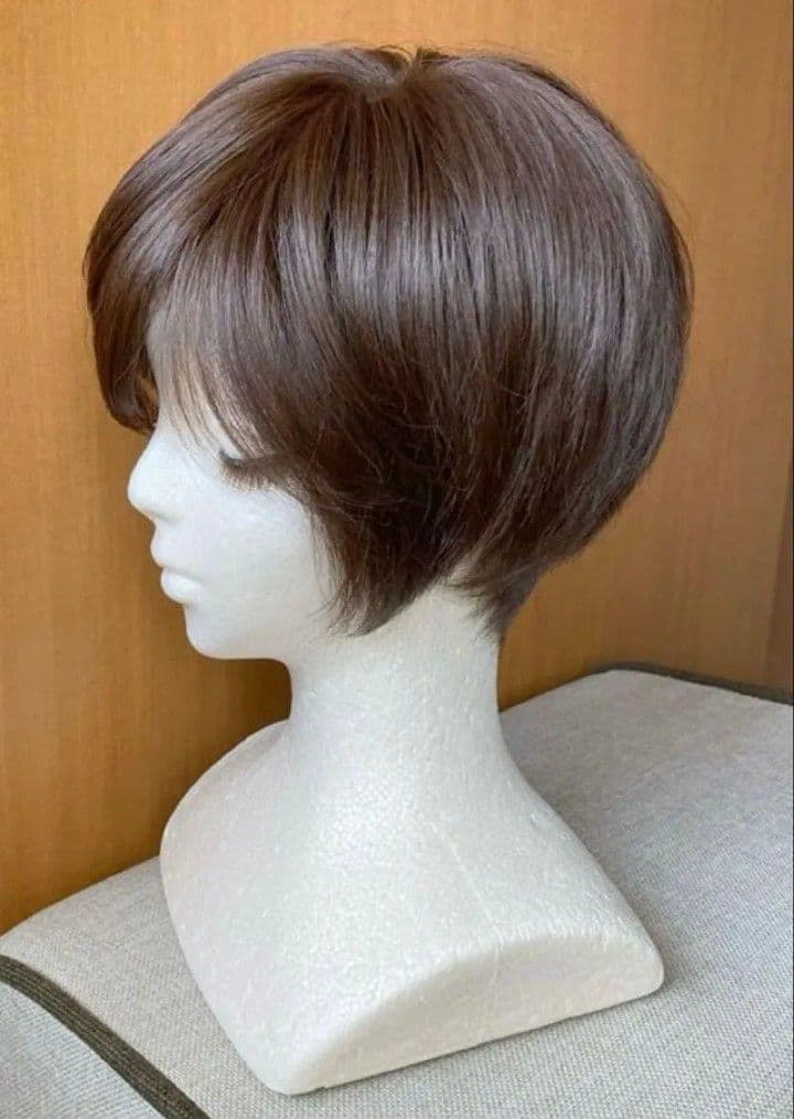 未使用品　リネアストリア「天使のリーフショート」S　チョコブラウン VALAN