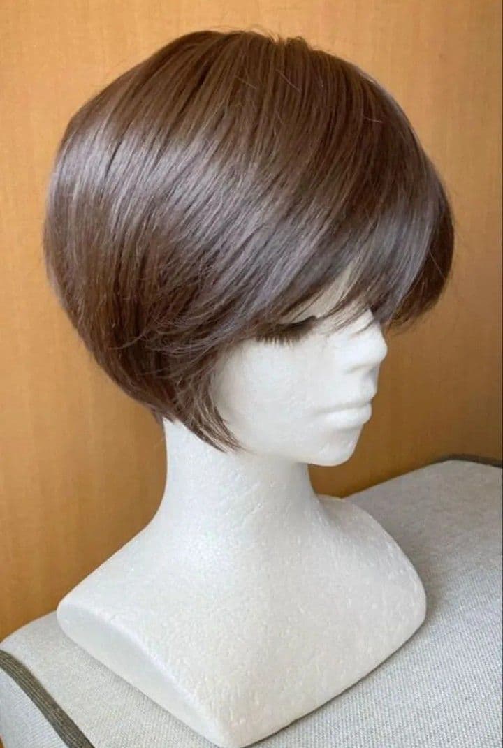 未使用品　リネアストリア「天使のリーフショート」S　チョコブラウン VALAN