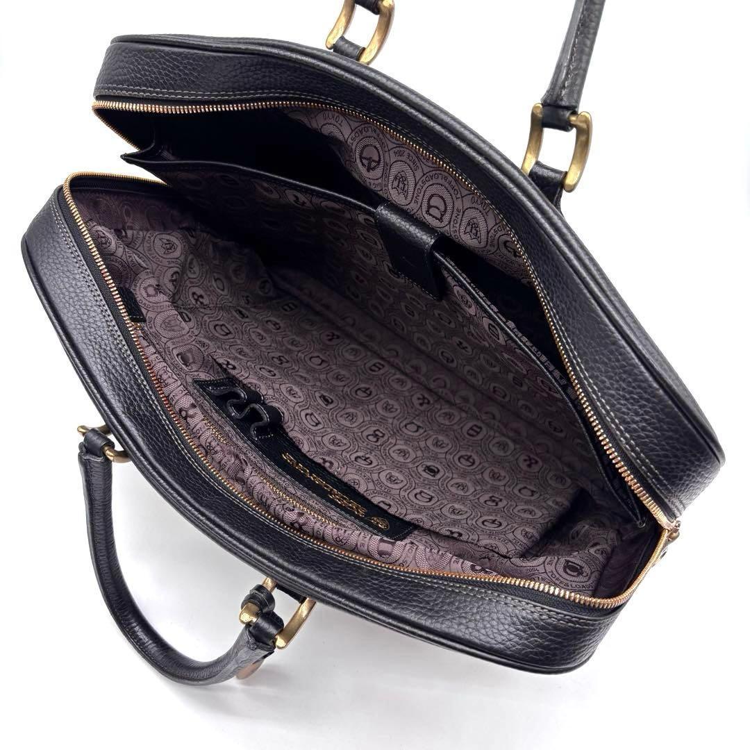 トフアンドロードストーン　Vブリーフ　ビジネスバッグ　A4可　レザー