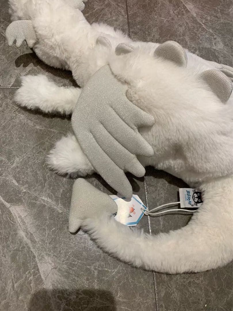  ホワイトドラゴンぬいぐるみ 60cm