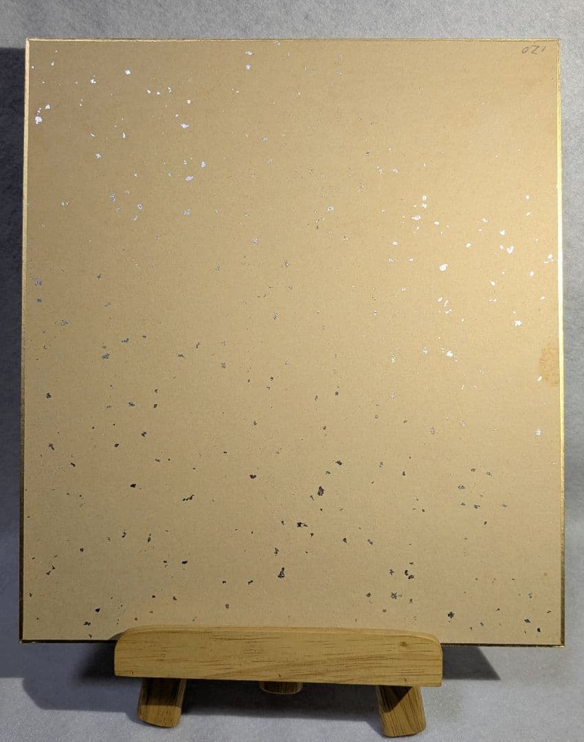 柳原良平先生 直筆画 カラーイラストサイン色紙「日本丸と横浜シンボル