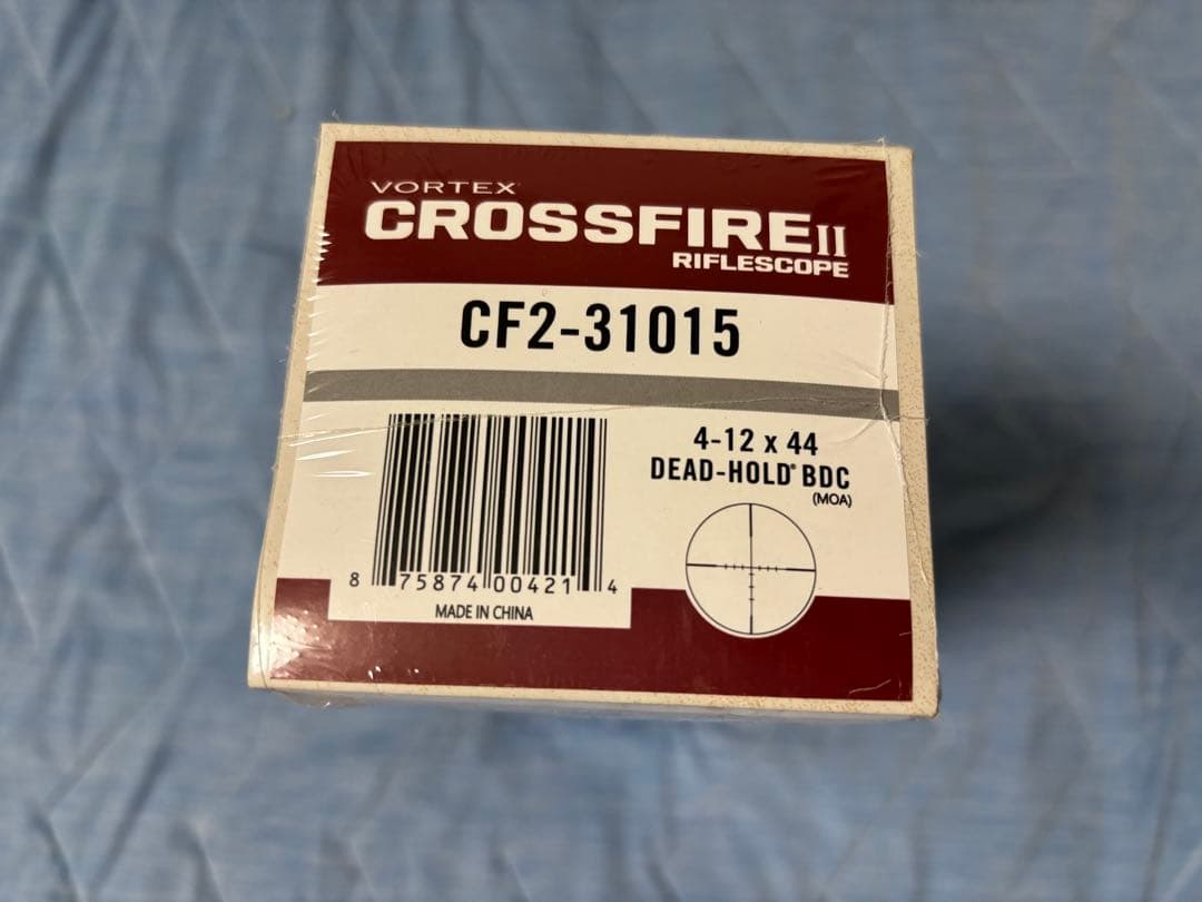 実物 Vortex Crossfire II 4-12x44 BDC スコープ