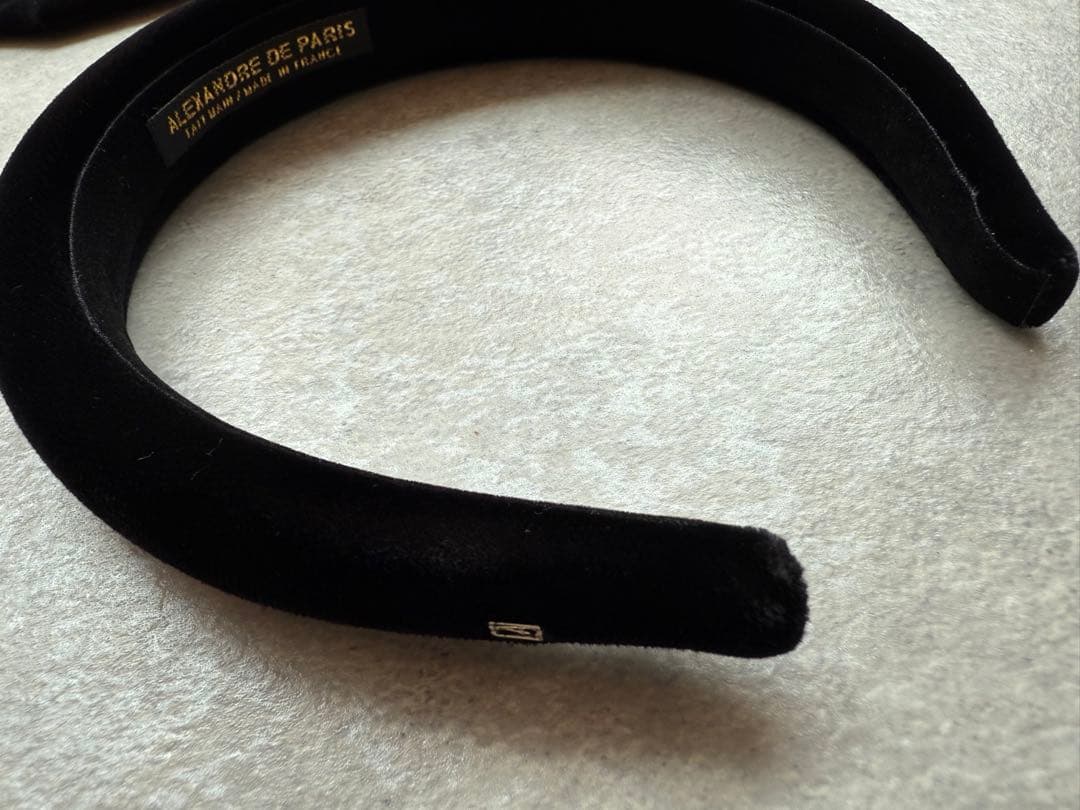 【Creed】ALEXANDRE DE PARIS カチューシャ ブラック