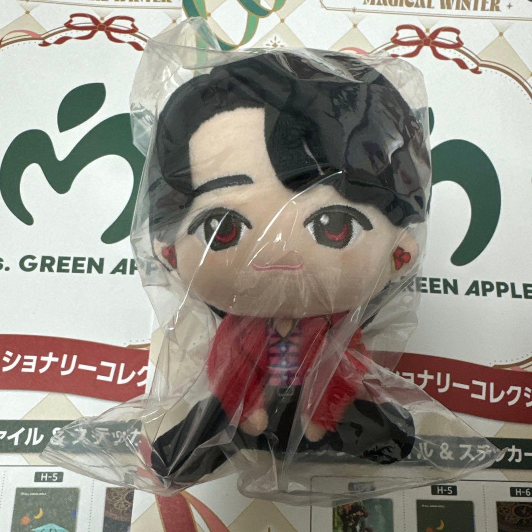 Mrs. GREEN APPLE 一番くじ A賞 大森元貴 ぬいぐるみマスコット 一番くじ Mrs. GREEN APPLE A賞ぬいぐるみマスコット 大森元貴 - メルカリ