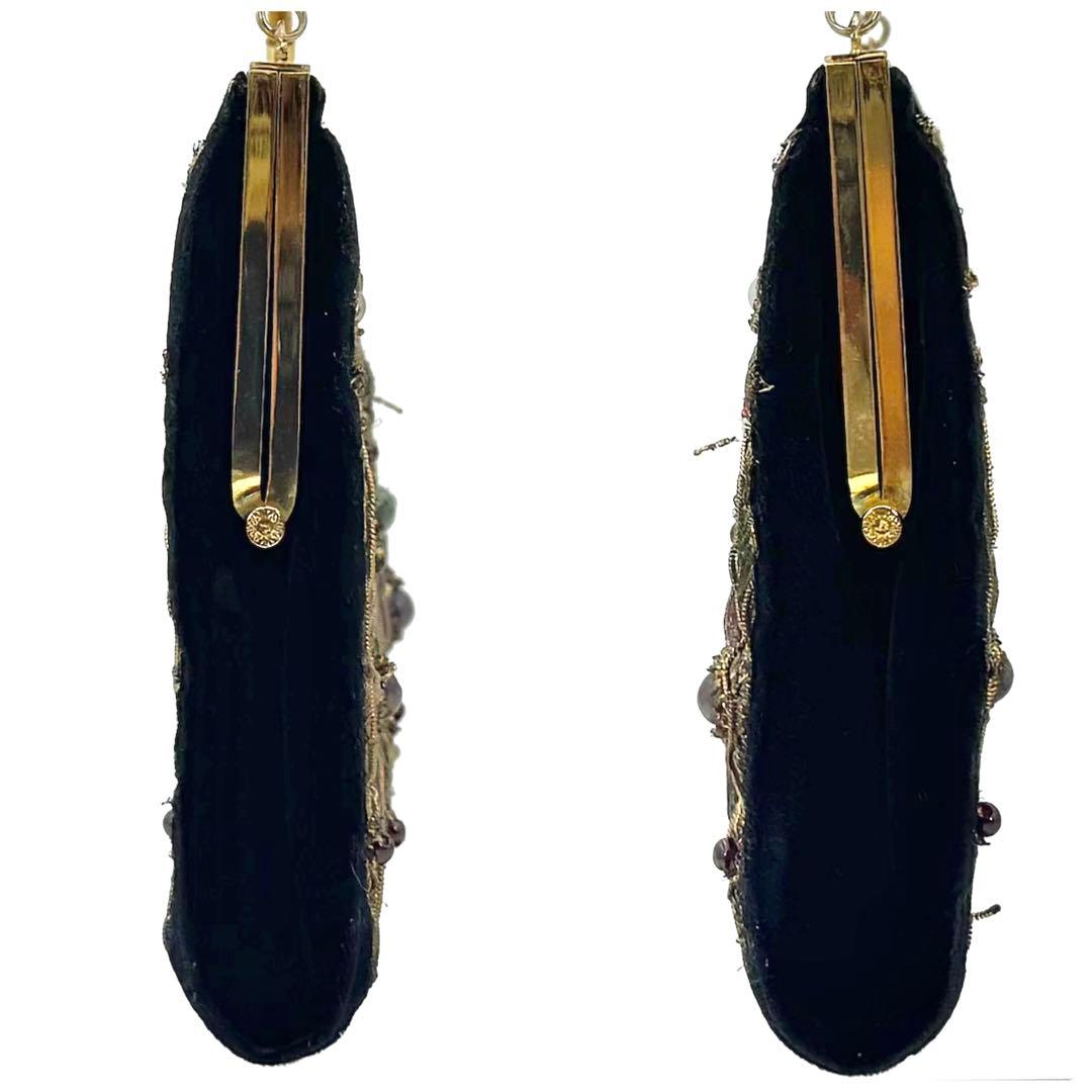 美品・超希少✨【皇室御用達】Lumy はしもと ビーズバッグ パーティー 刺繍