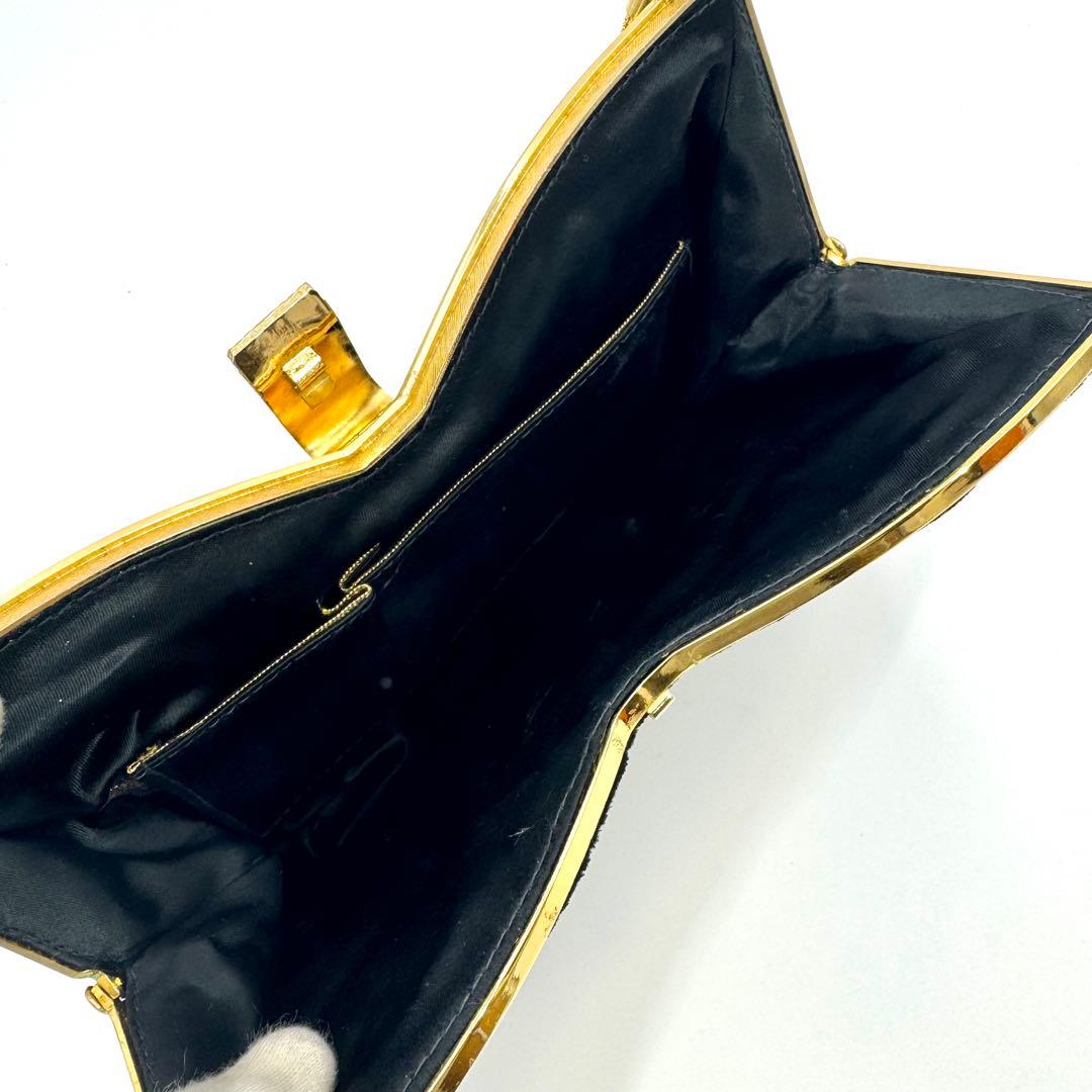 美品・超希少✨【皇室御用達】Lumy はしもと ビーズバッグ パーティー 刺繍