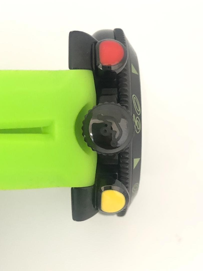 動作OK GaGa MILANO ガガミラノ マヌアーレ48 ラバー 腕時計