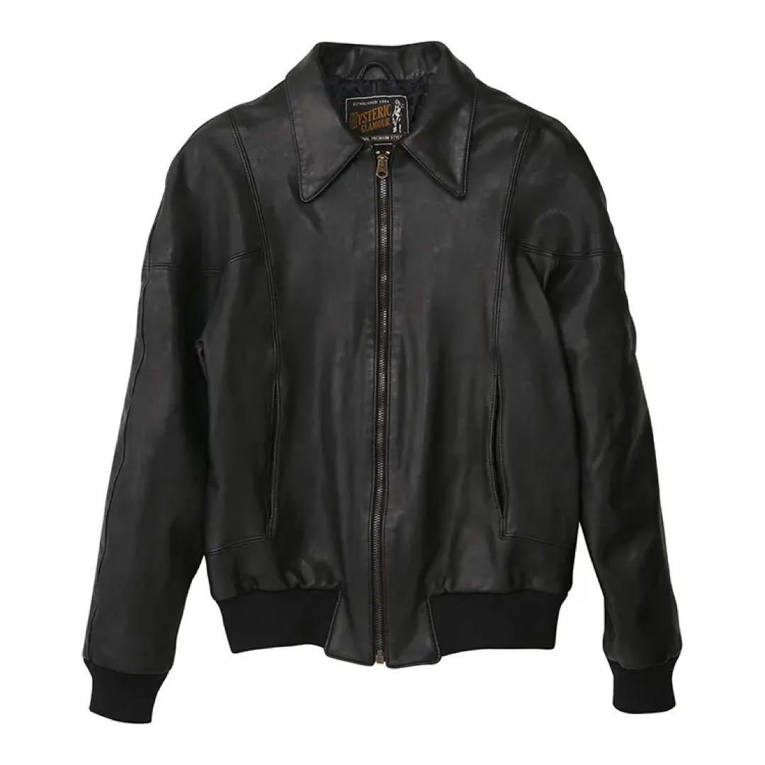 ヒステリックグラマー 野口強 リブレザーブルゾン ジャケット