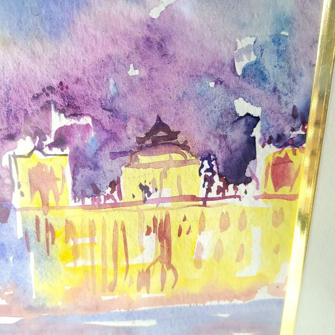 ベルナー(ハインツ・ヴェルナー)水彩画 3738 原画 直筆サイン 百貨店取扱