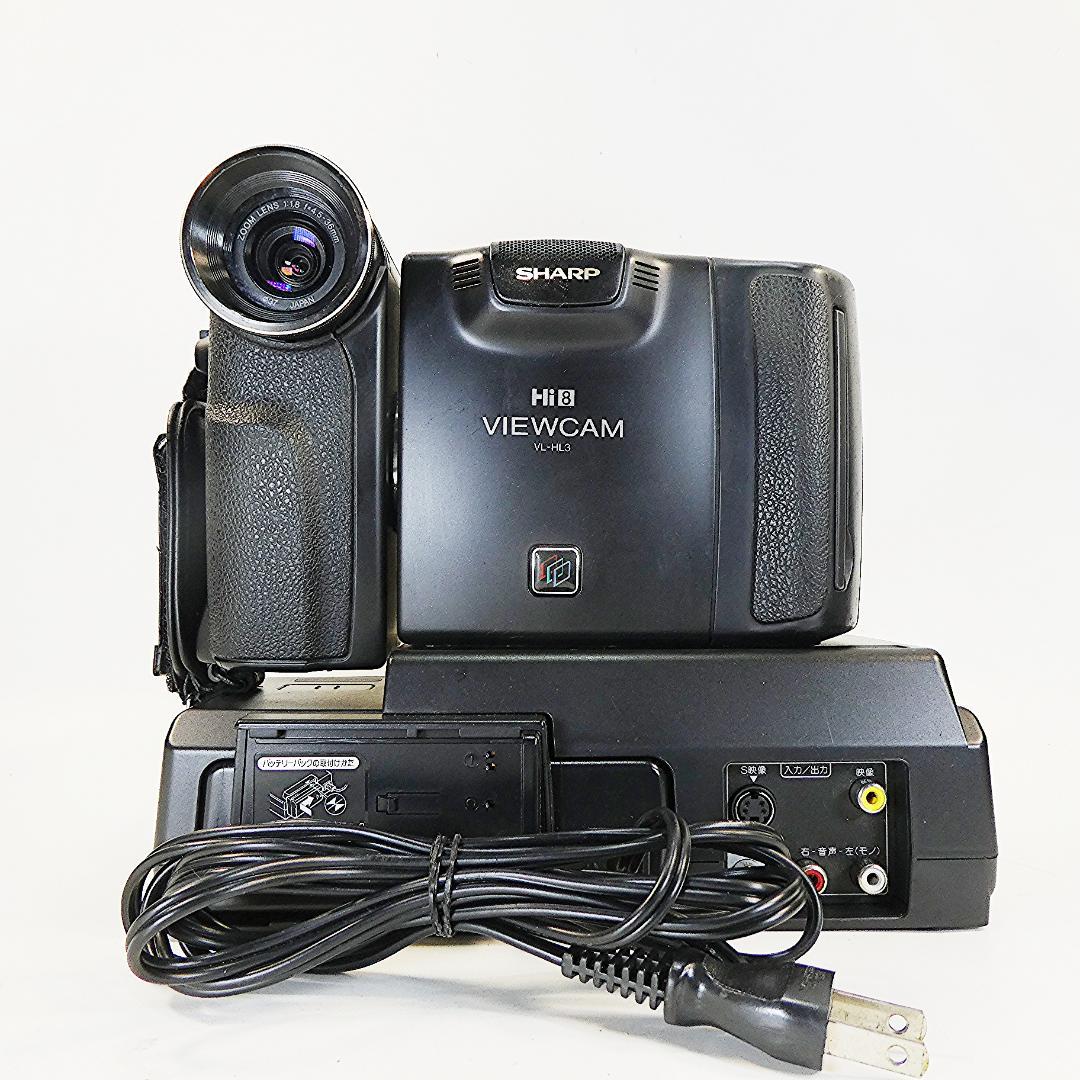 動作良好 Video.Hi8 シャープVL-HL3 8ミリビデオカメラDVD化に