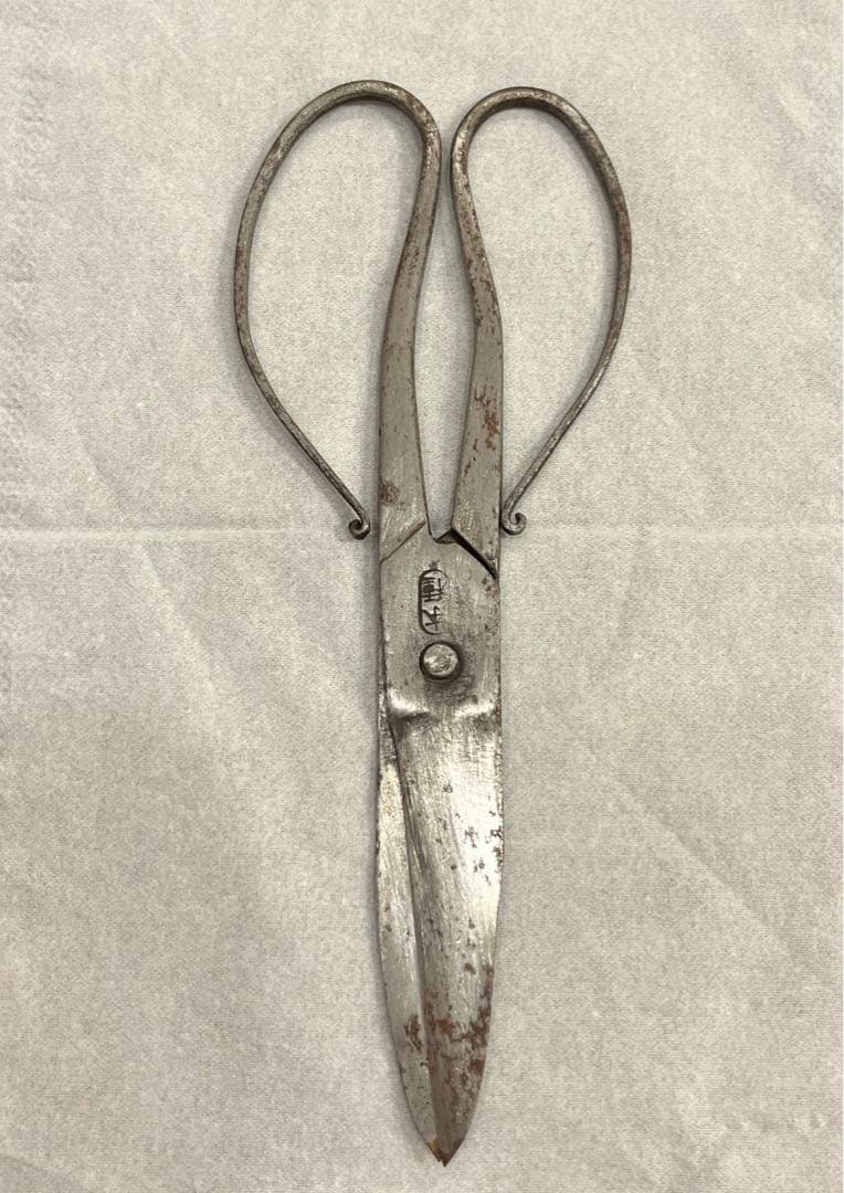 種子鋏　本種子鋏　骨董　ヴィンテージ　アンティーク　ハサミ　はさみ　レトロ アンティーク デザイン シザー はさみ 手芸用 糸切りばさみ 糸切はさみ