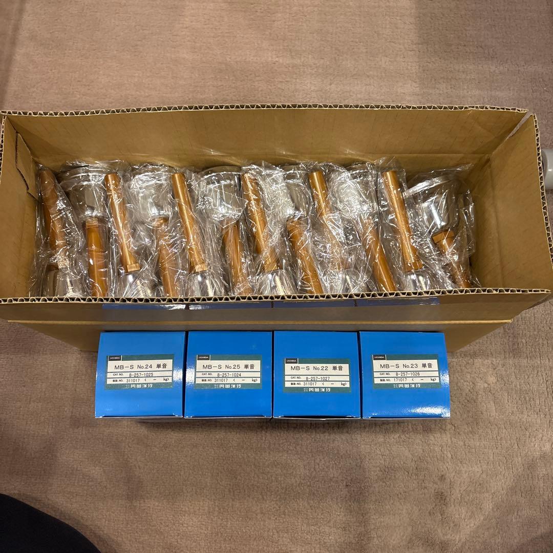 ミュージックベル　ゼンオン　スーパー27音セット　ケース付き　美品！！ ミュージックベル（ハンドベル） - スーパー MB－SPと付属品・楽器