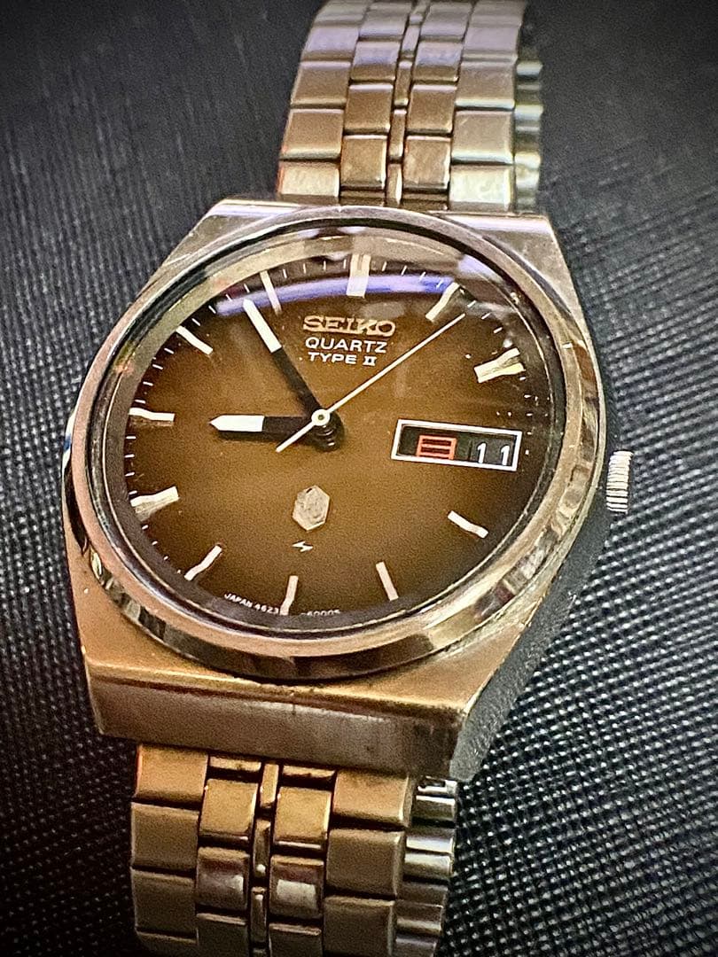SEIKO TYPEII デイデイト1975年製　ブラウン