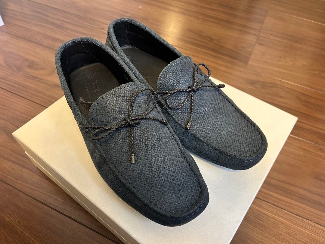 未使用トッズ⭐︎ドライビングシューズメンズネイビー