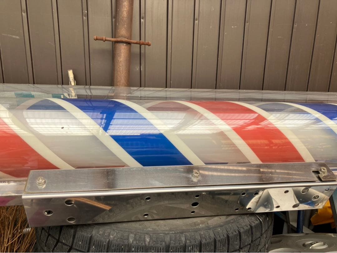 喜田アイデア ブラケット サインポール 理容 理髪店 バーバー 看板