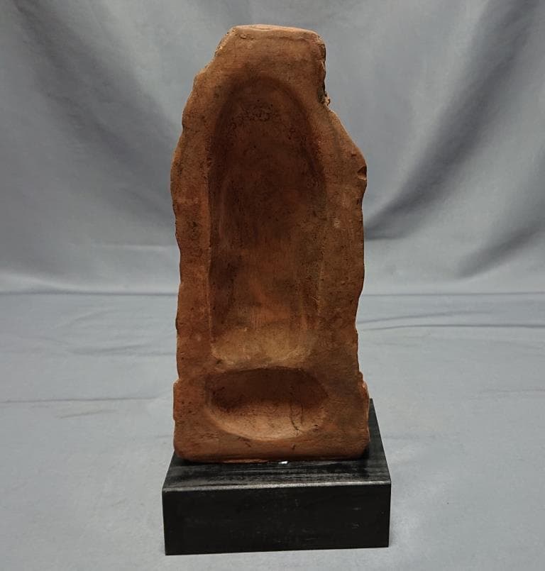 コレクター収集 タイ クメール仏像 頭部 台付の通販はau PAY